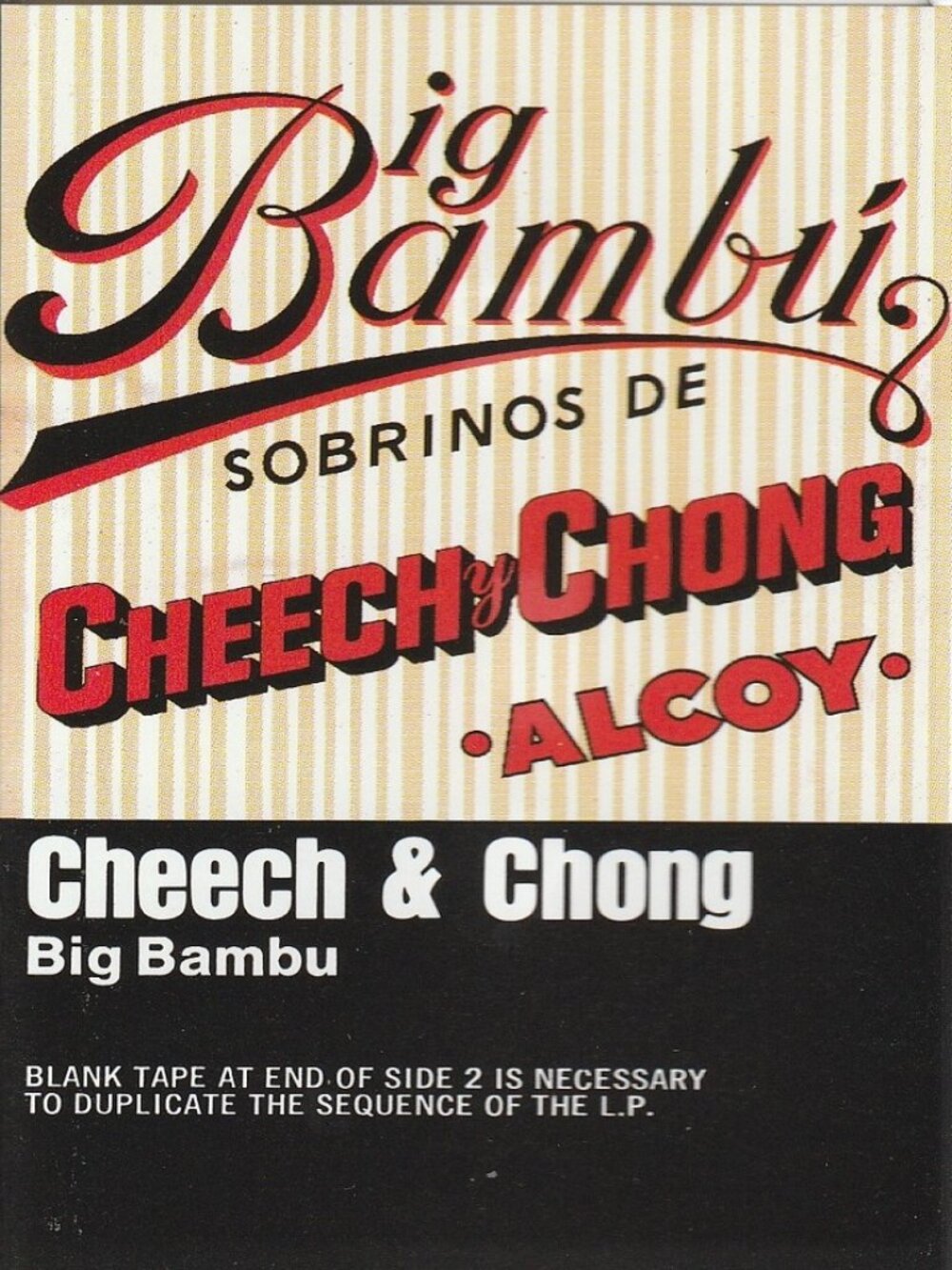 Cheech & Chong - Big Bambu - 1972 Cassette Tape